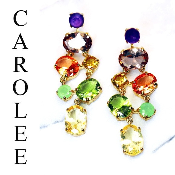 Duchess of Windsor Carolee Chandelier Earrings - Picture 1 of 16